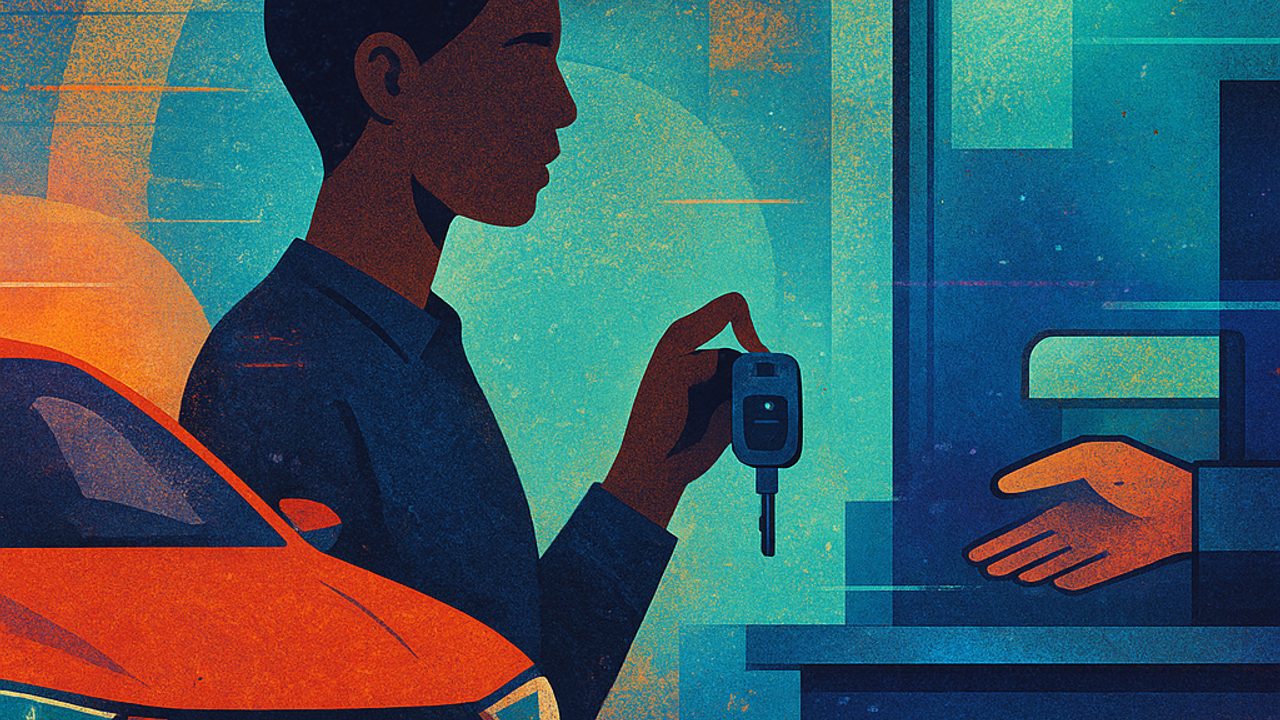 Cover illustration: Daily car rental for beginners: the wallet checklist before picking up the keys (Economy)