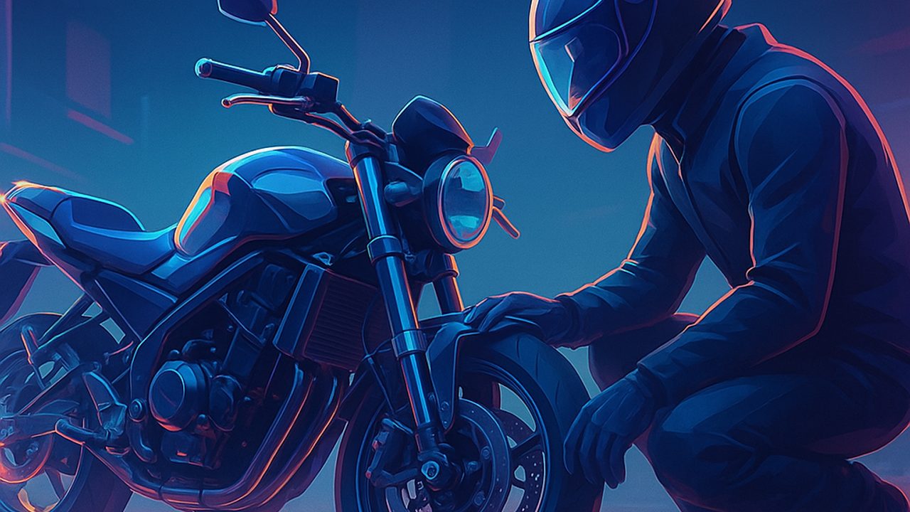 Ilustração de capa: Caiu de moto? Checklist essencial antes de voltar a rodar (Motos)