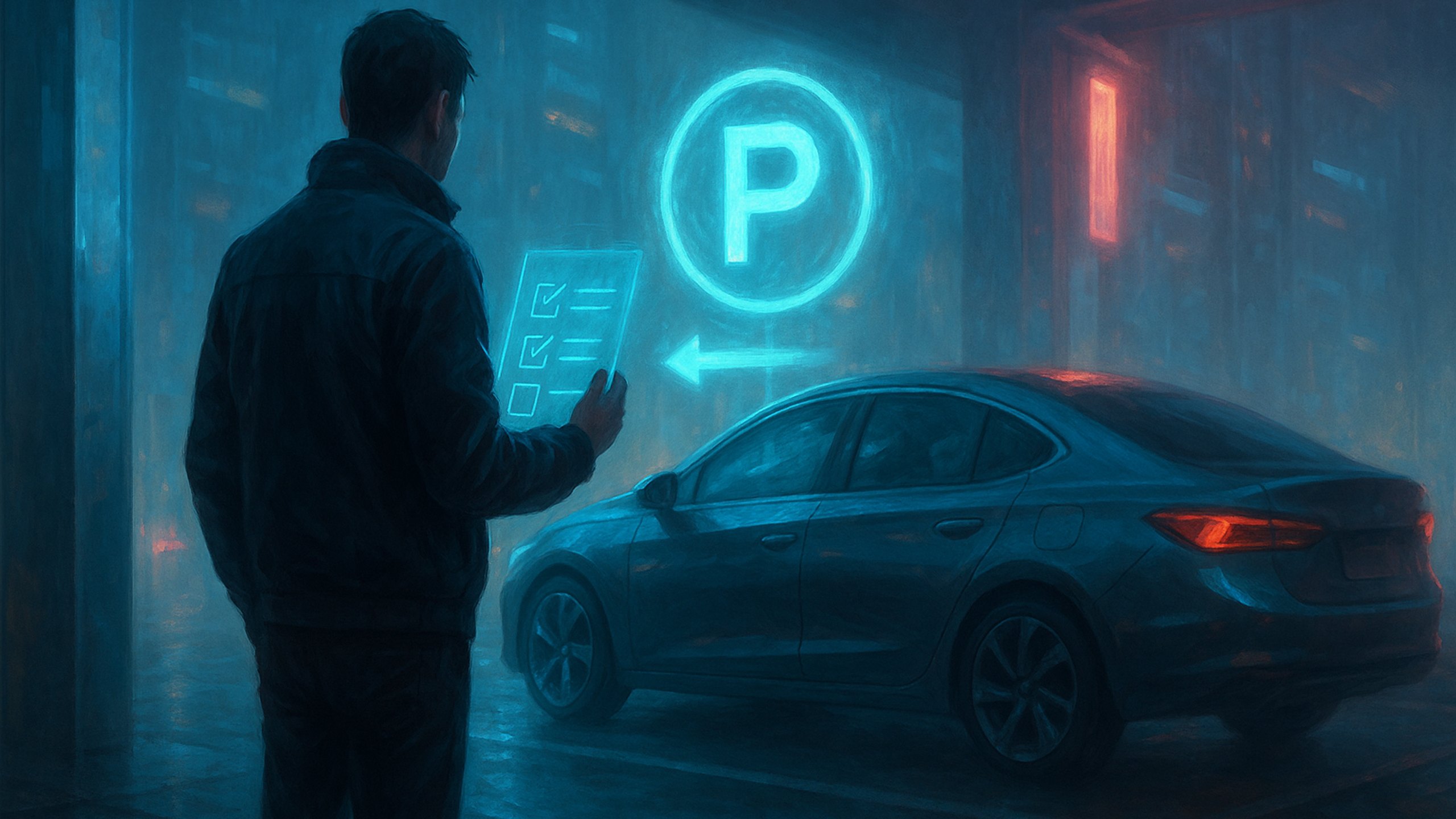 Ilustração de capa: Checklist urbano: estacionamento e rotatividade com foco em segurança (Transporte)