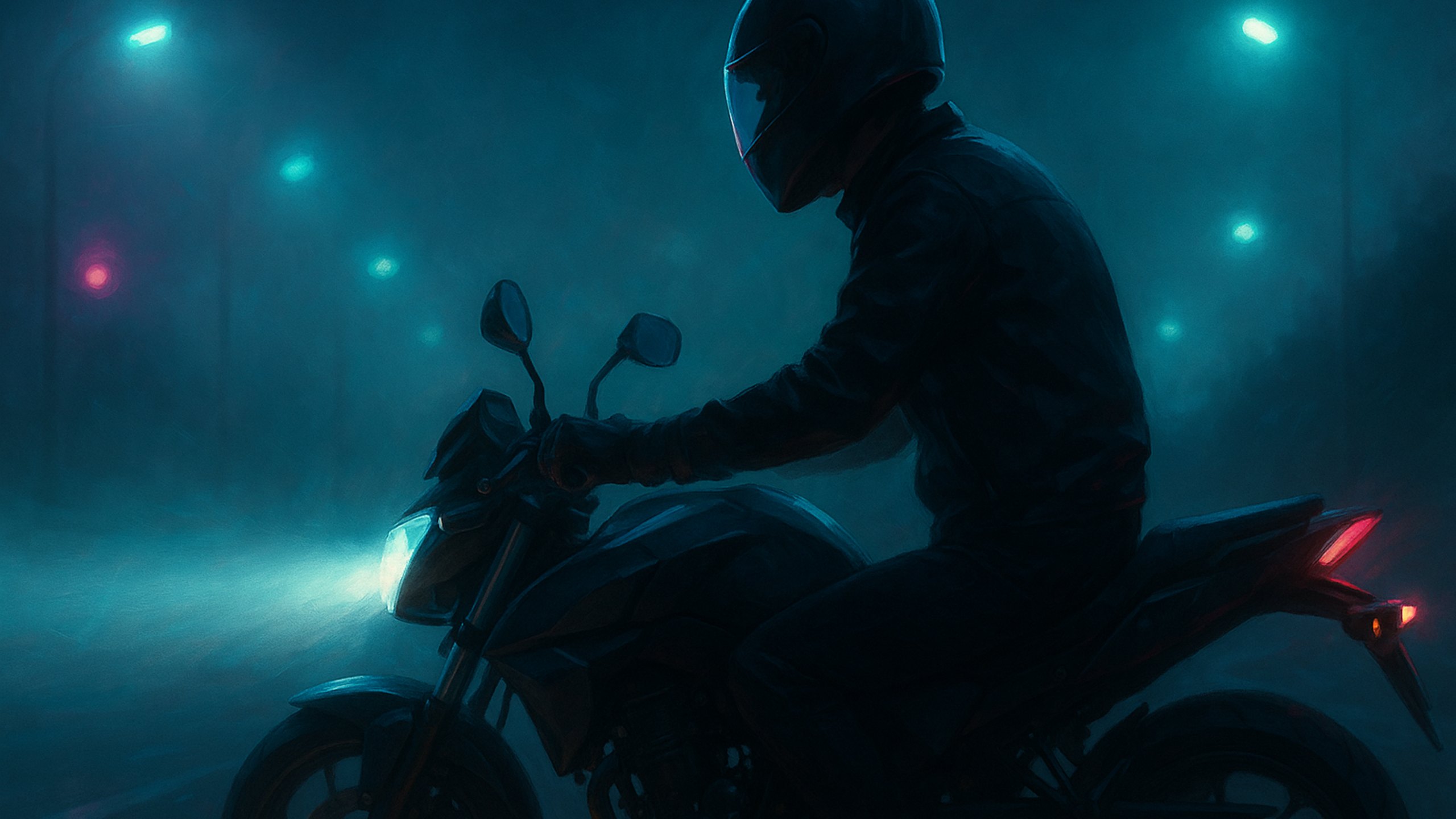 Ilustração de capa: Erros comuns ao pilotar à noite e como evitar (Motos)