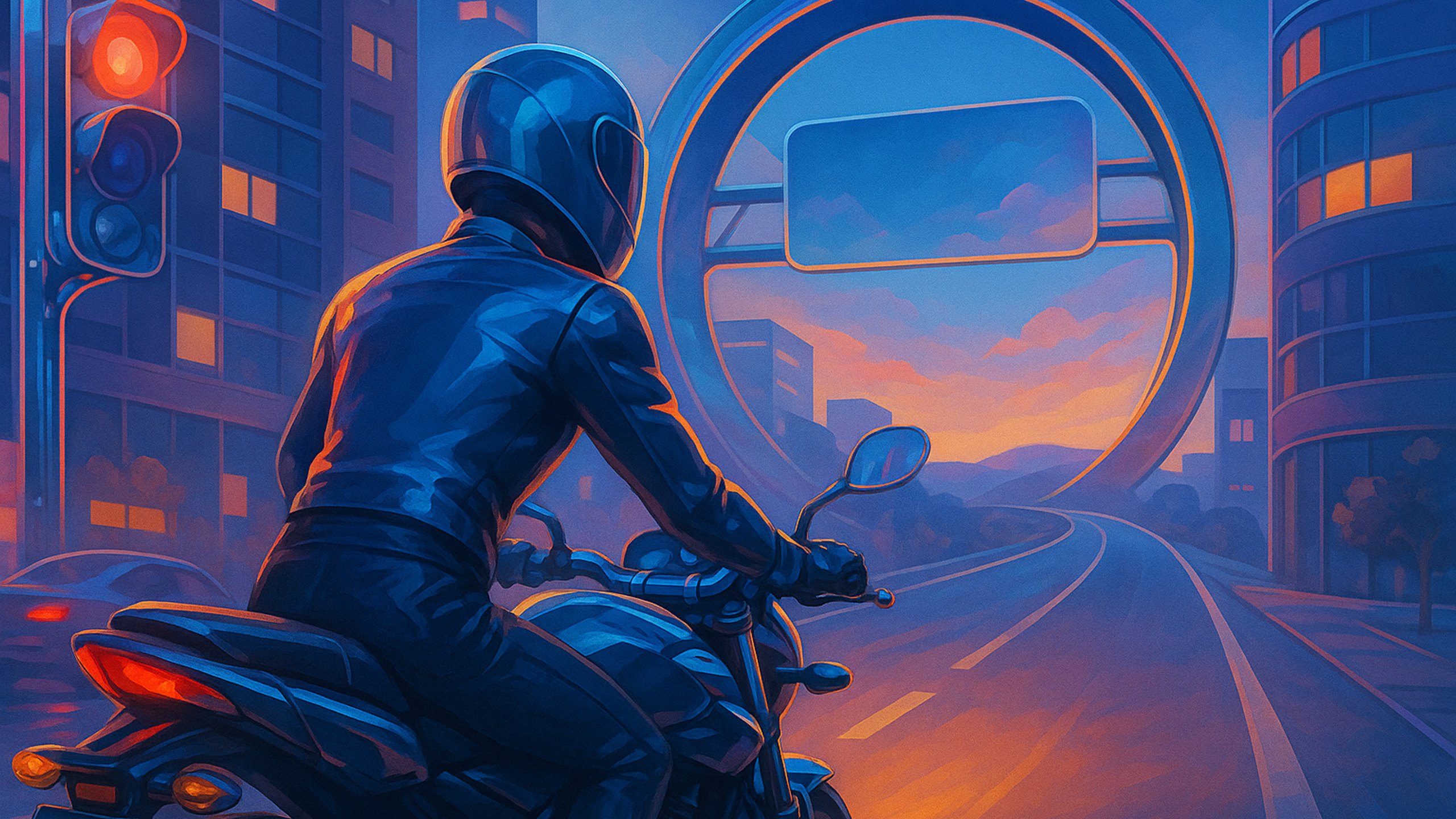 Ilustração de capa: Erros comuns de direção defensiva na cidade antes de pegar a estrada (Motos)