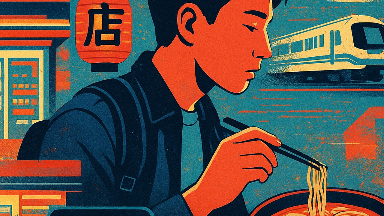 Ilustração de capa: Guia de viagem: comida no dia a dia no Japão (Japão (Viagens))