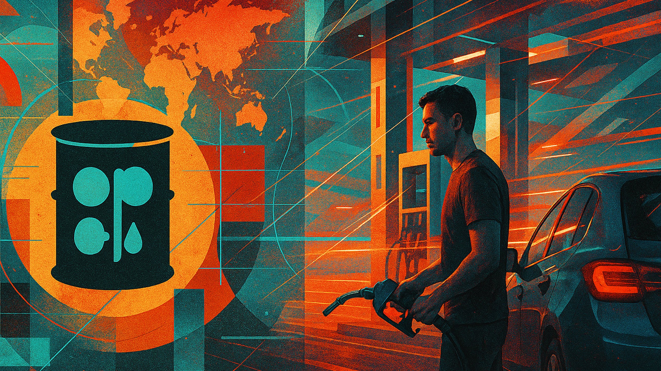 Ilustração de capa: Mitos e verdades sobre OPEP+ e geopolítica: como decisões globais chegam ao preço dos combustíveis no Brasil (Petróleo e Gás)