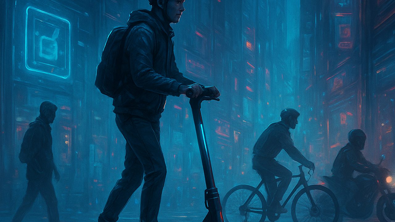 Ilustração de capa: Patinetes e micromobilidade: regras gerais, equipamentos e boas práticas no convívio urbano (Motos)