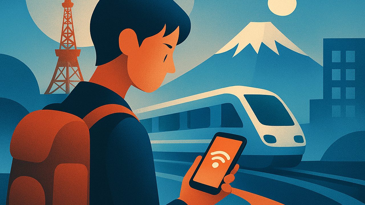 Cover illustration: Suggested itinerary: how to stay connected in Japan without hassle (3 days focused on getting around) (Japan (Travel))