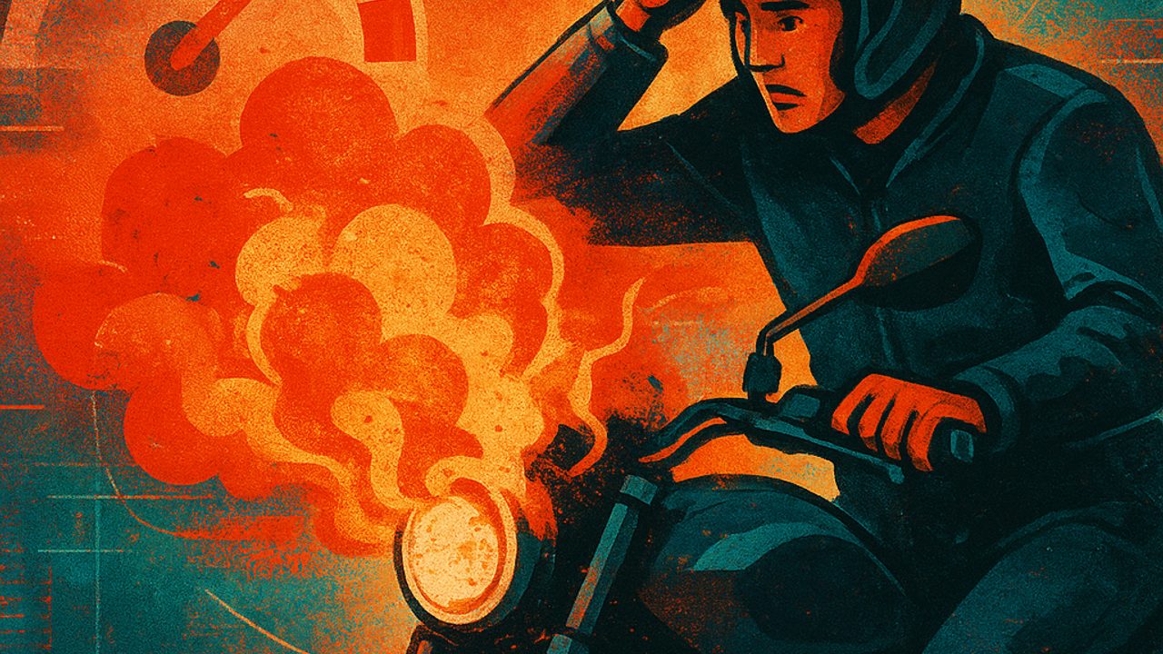 Ilustração de capa: Superaquecimento do motor da moto: o que fazer na hora, o que evitar e como prevenir (Motos)