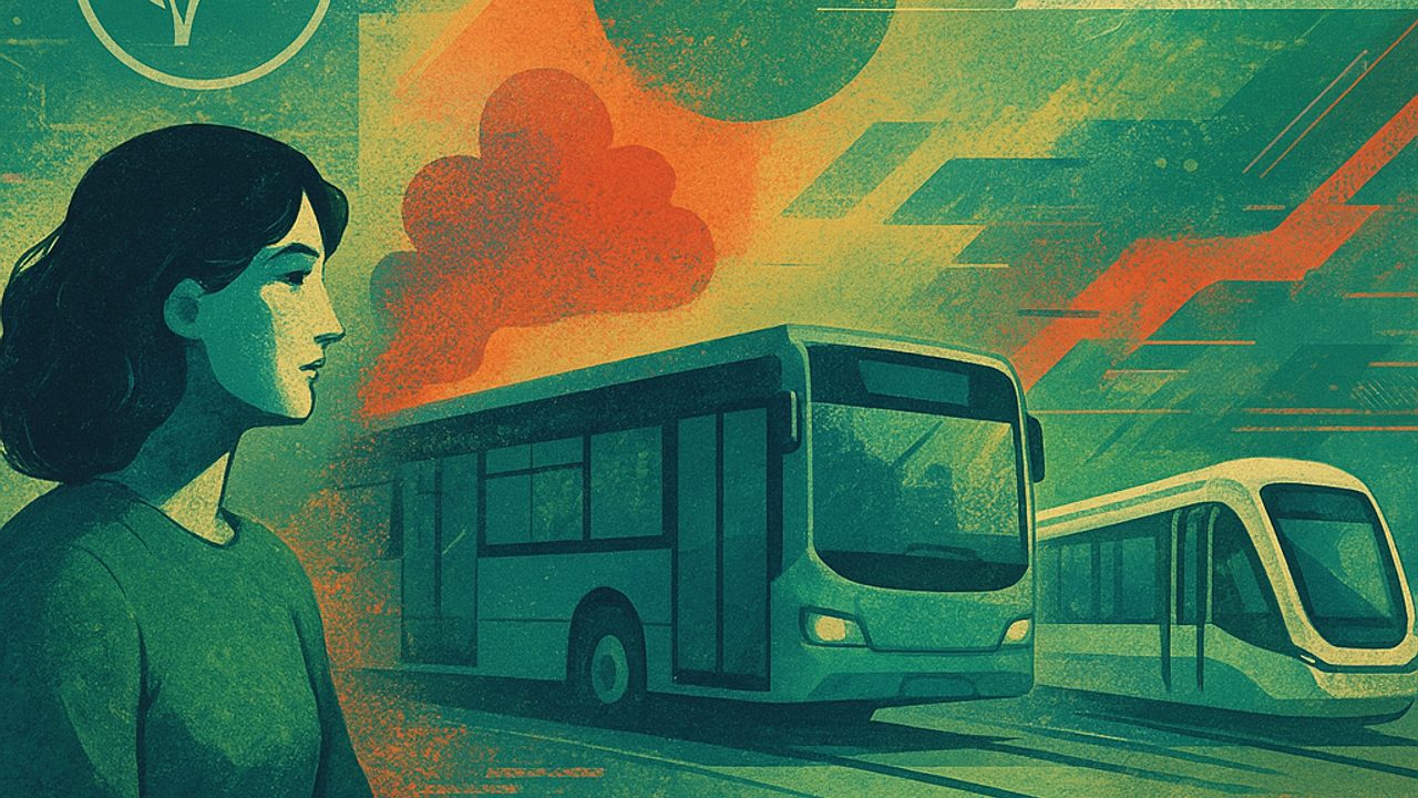 Cover illustration: Public transport and emissions: 3 pitfalls that confuse — and how to avoid them in everyday life (Sustainability)